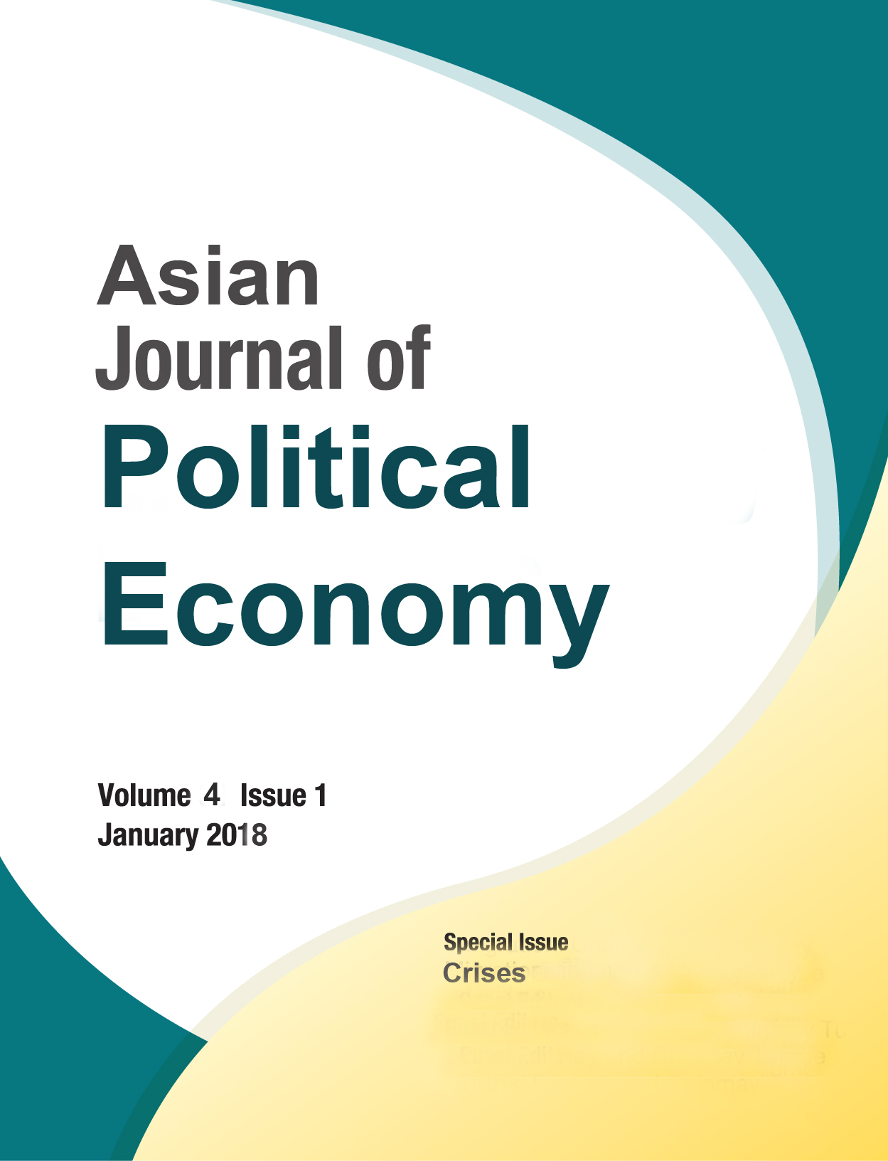 Asian Journal of Political Economy